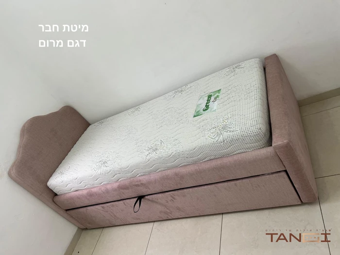 מיטת חבר דגם מרום + ארגז אחסון כולל מזרונים