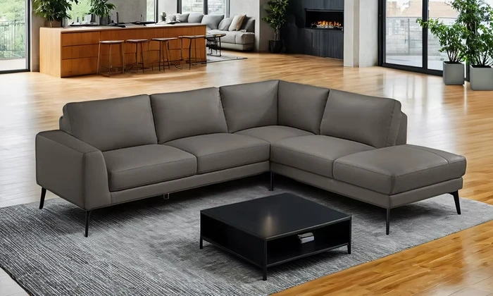 סלון עור פינתי דגם מונקו