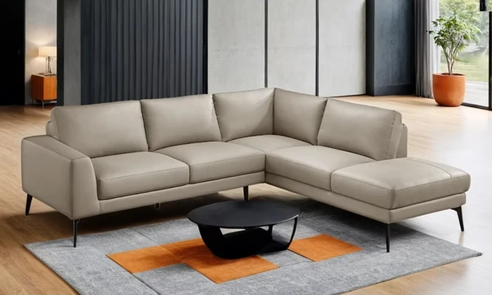 סלון עור פינתי דגם מונקו