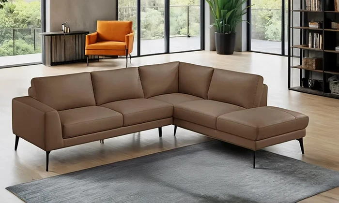 סלון עור פינתי דגם מונקו