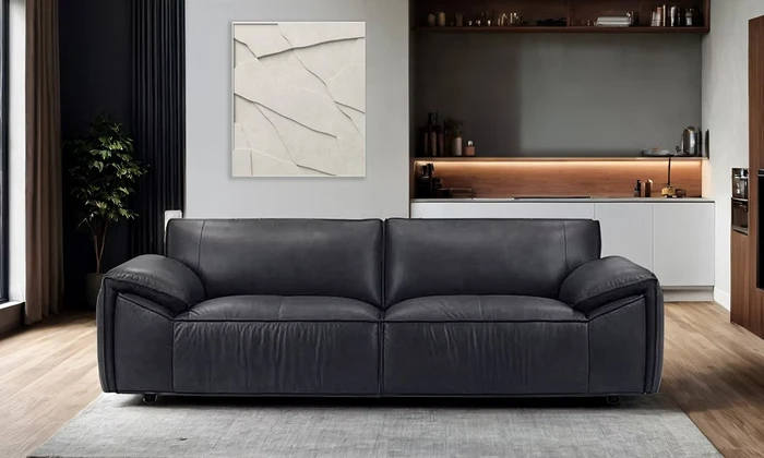 סלון עור דגם קוביק