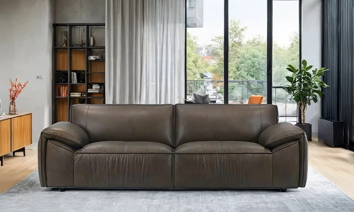 סלון עור דגם קוביק