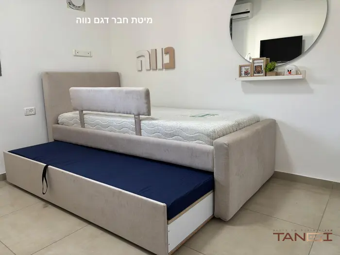 מיטת חבר דגם נווה כולל מזרונים