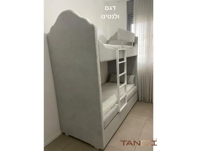 מיטת קומותיים דגם ולנטינו כולל מזרונים