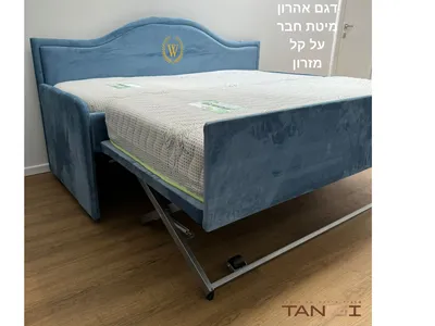 מיטת חבר דגם אהרון + מיטת רייזר כולל מזרונים